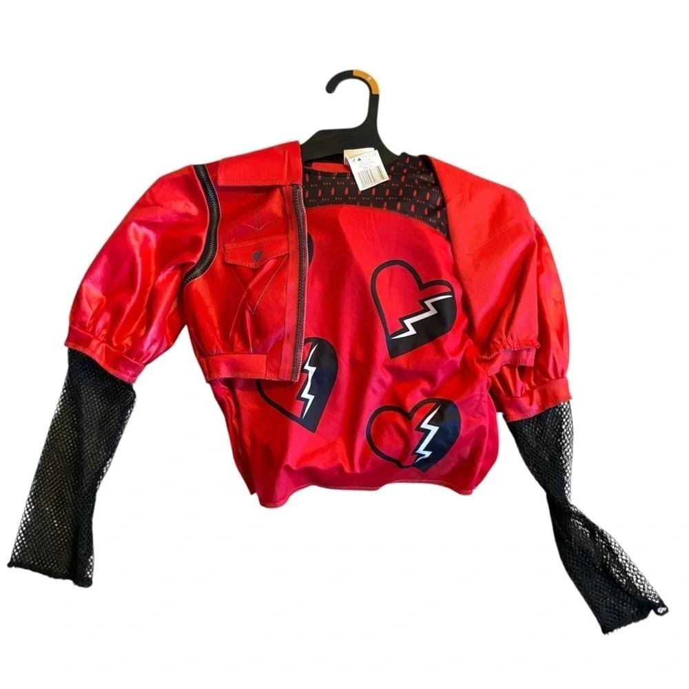 Disney Descendants Red Costume Disguise Small 4-6X NEW Halloween - Picture 3 of 6